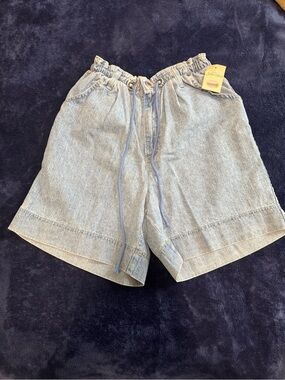 St John’s Bay Denim Drawstring Women’s Shorts